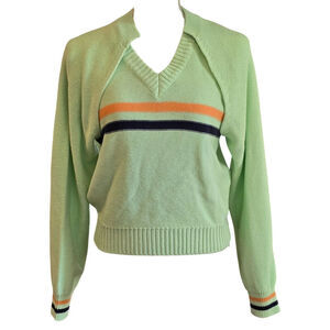 Wonderment Two Piece Cardigan Vest Smal/medium